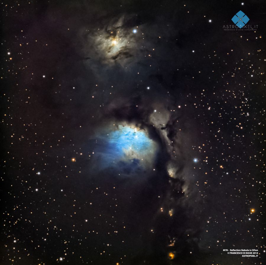 M78 reflection nebula in Orion