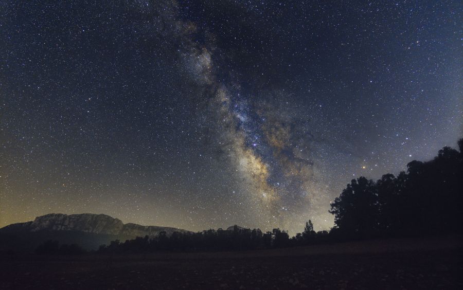 Paesaggio Rurale in Notturno