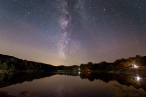 La Via Lattea sul Lago Maulazzo