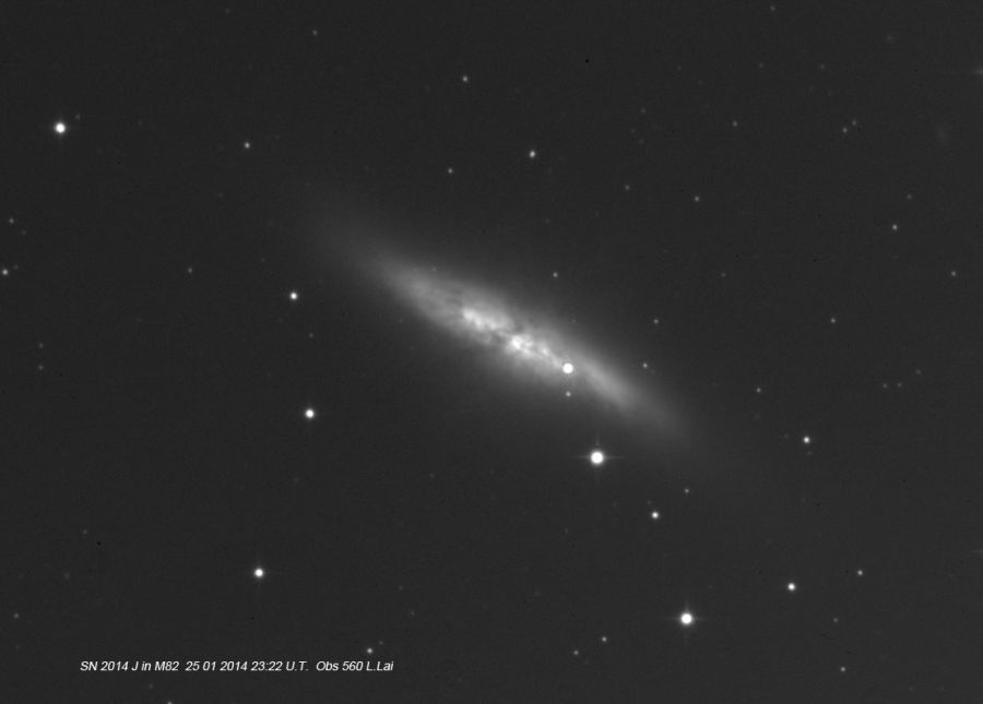 Supernova in M82