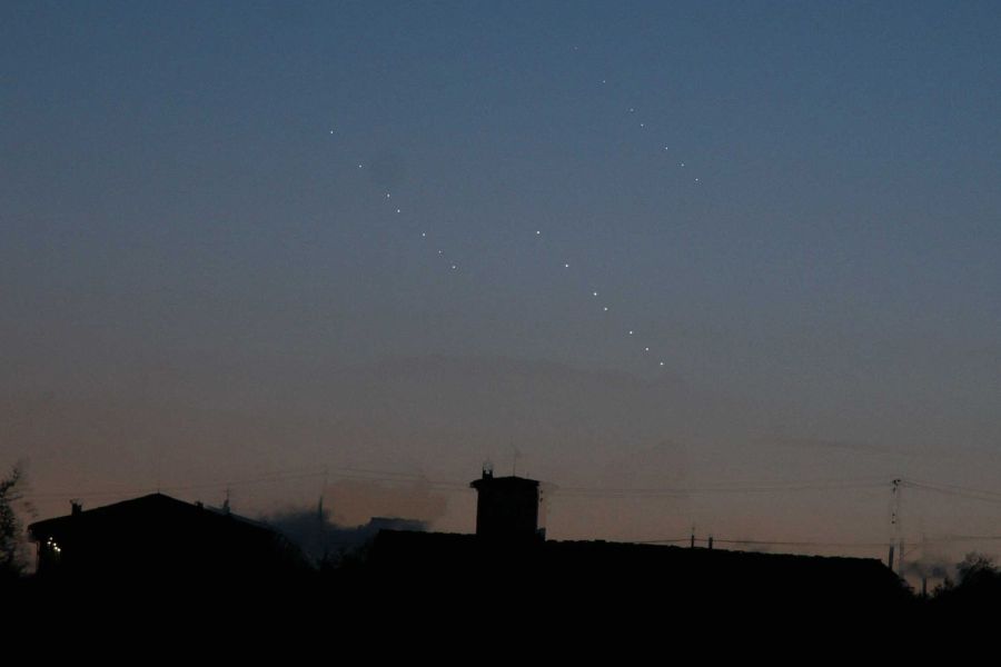 Congiunzione Venere, Giove, Mercurio