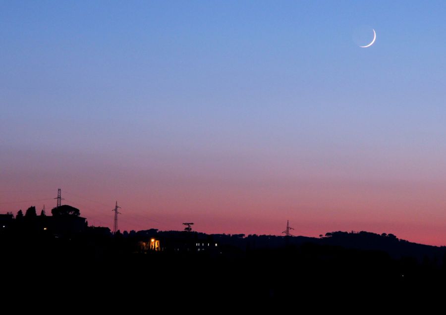 Luna al secondo giorno