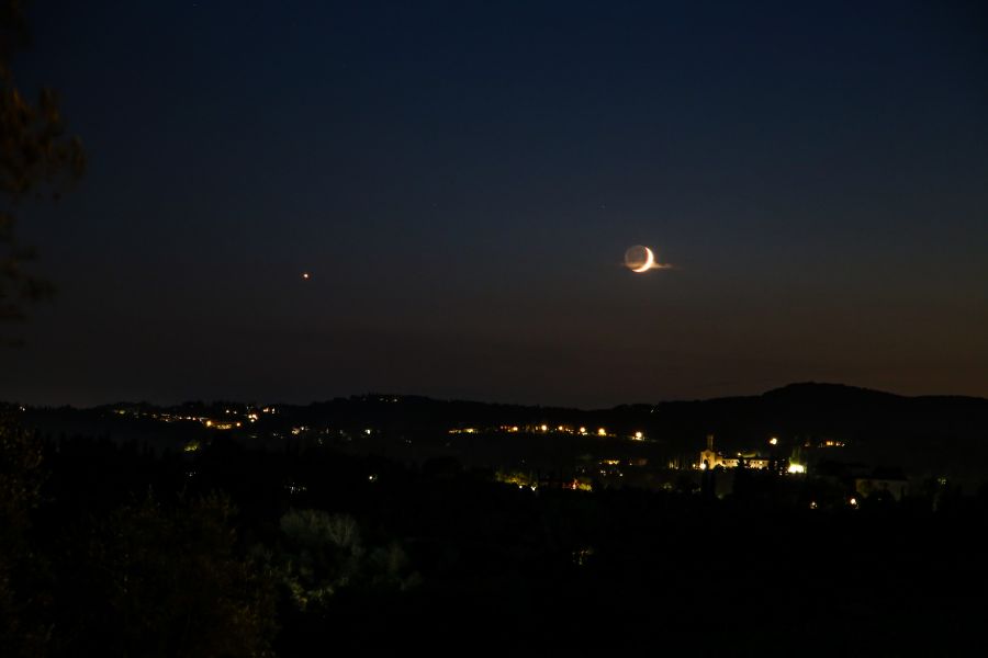 Congiunzione Luna Venere