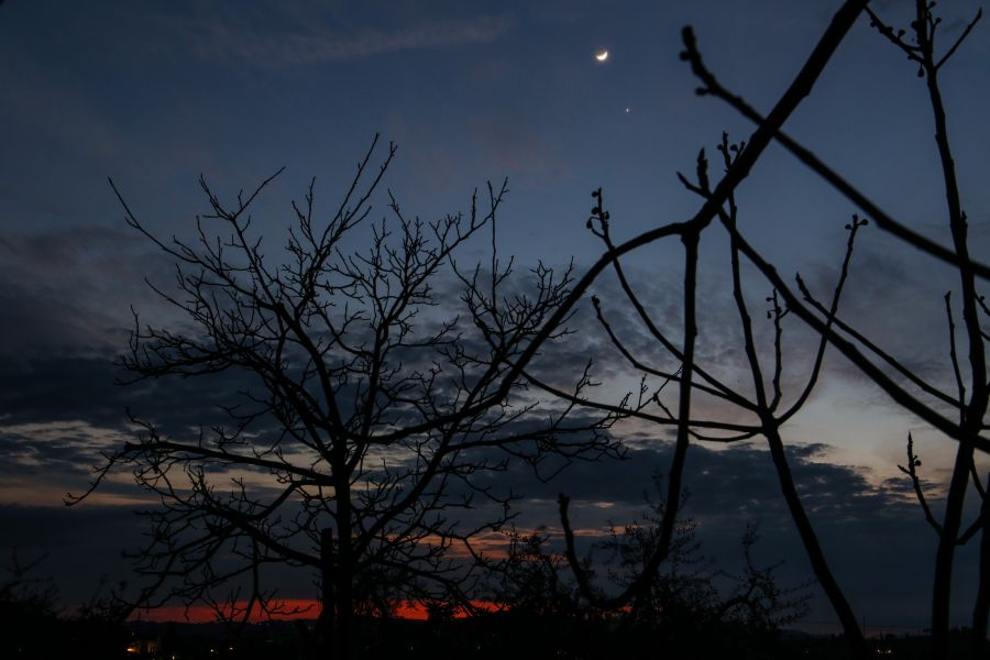 Congiunzione Luna Venere