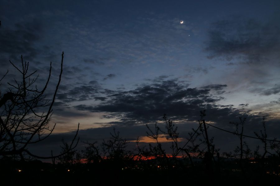 Congiunzione Luna Venere