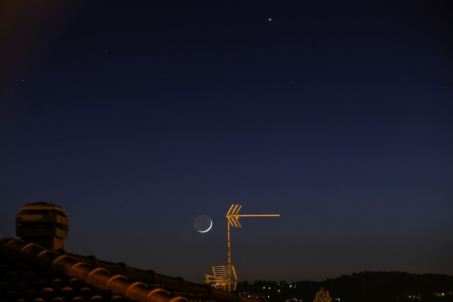 Luna del 2/2/2022 con Giove