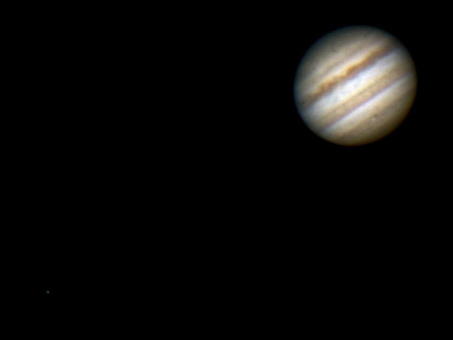 Giove con ll Satellite Io