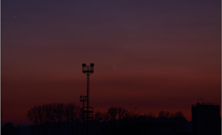 Congiunzione Venere Luna Mercurio