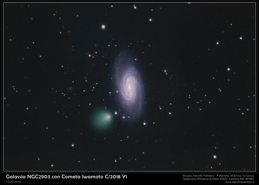 La Cometa Iwamoto e la Galassia NGC2903