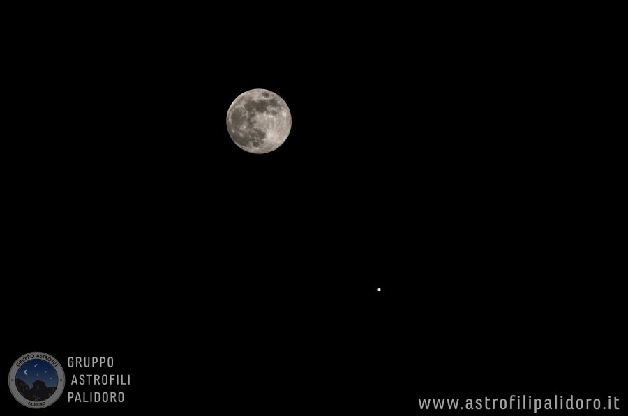 Congiunzione Luna-Giove