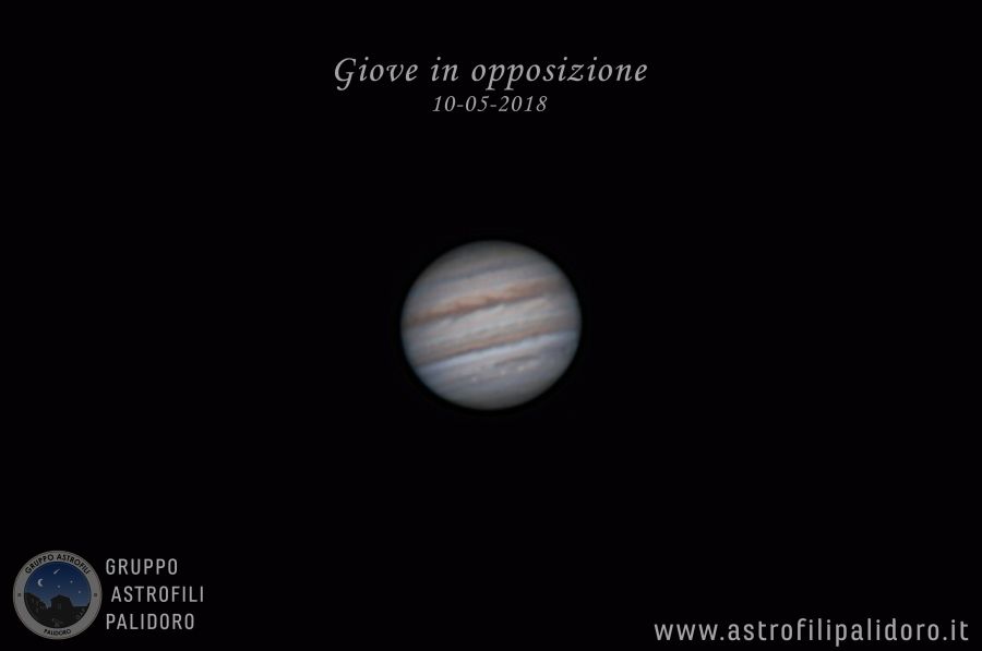 Opposizione di Giove 10 maggio 2018