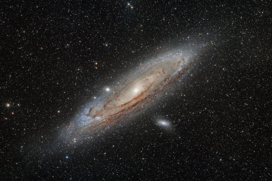 M31 Galassia di Andromeda – Banda larga con Dsrl