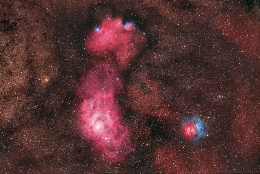 M8 & M20 Laguna e Trifida in Sagittario