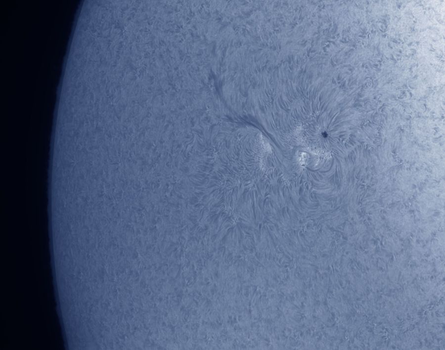 Ripresa della macchia Solare AR 2765