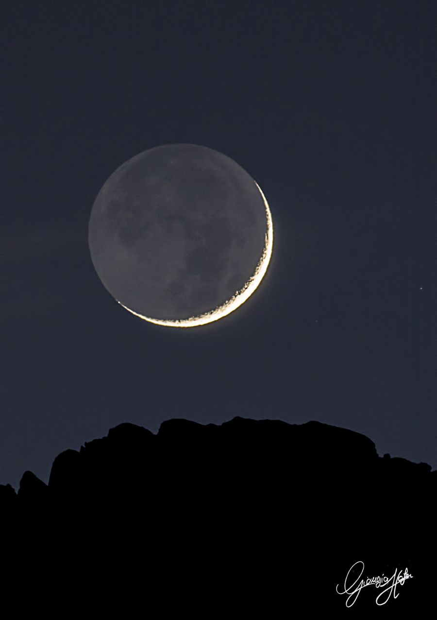 Il tramonto della Luna