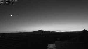 Congiunzione Luna-Venere catturata da una meteocam (photo 2)