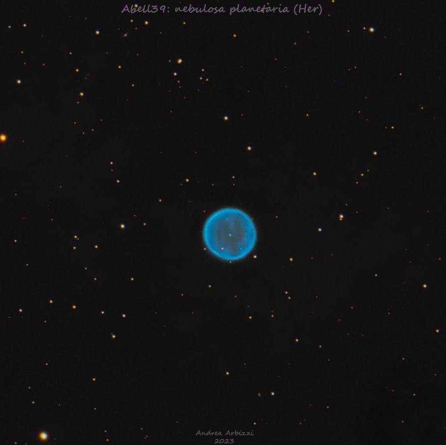 Abell39: nebulosa planetaria in Ercole