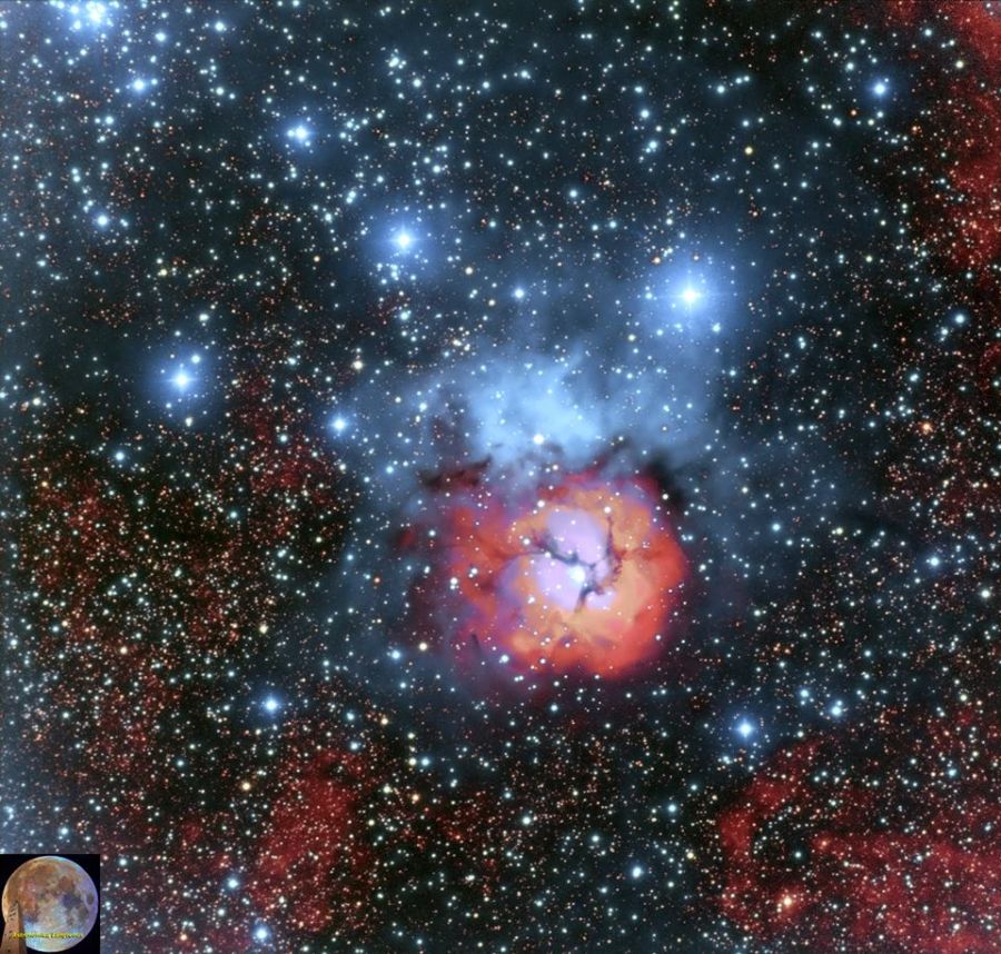 M20 Nebulosa Trifida nel Sagittario