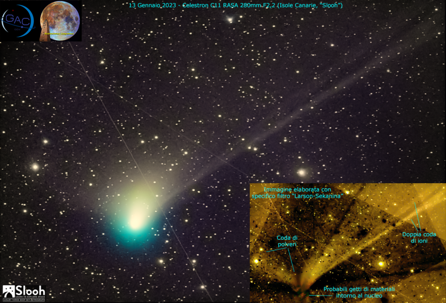 Cometa C/2022 E3 ZTF il 13/01/2023