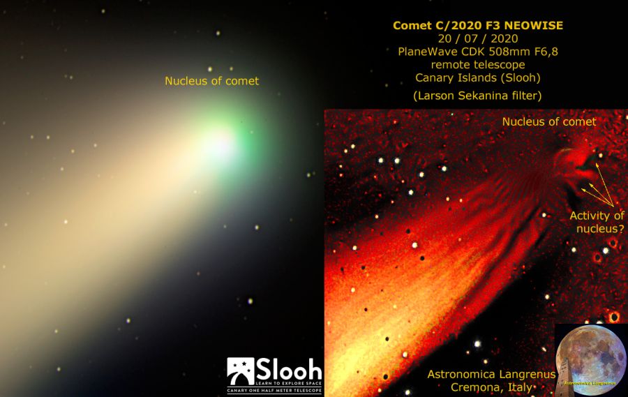 Cometa C/2020 F3 Neowise 20/07/2020