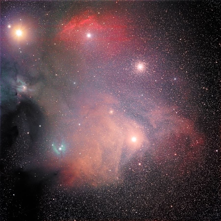 Marte fra le nebulose di Antares