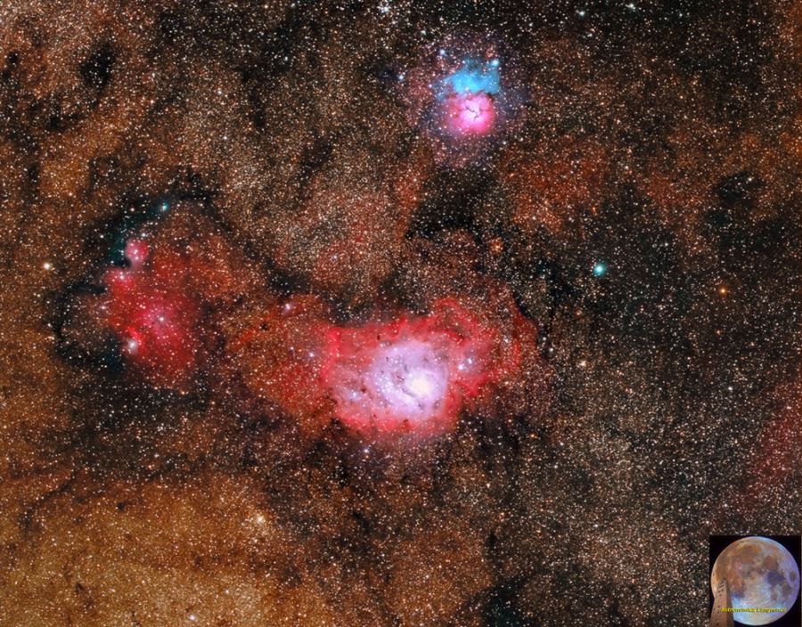 Nebulose nel Sagittario