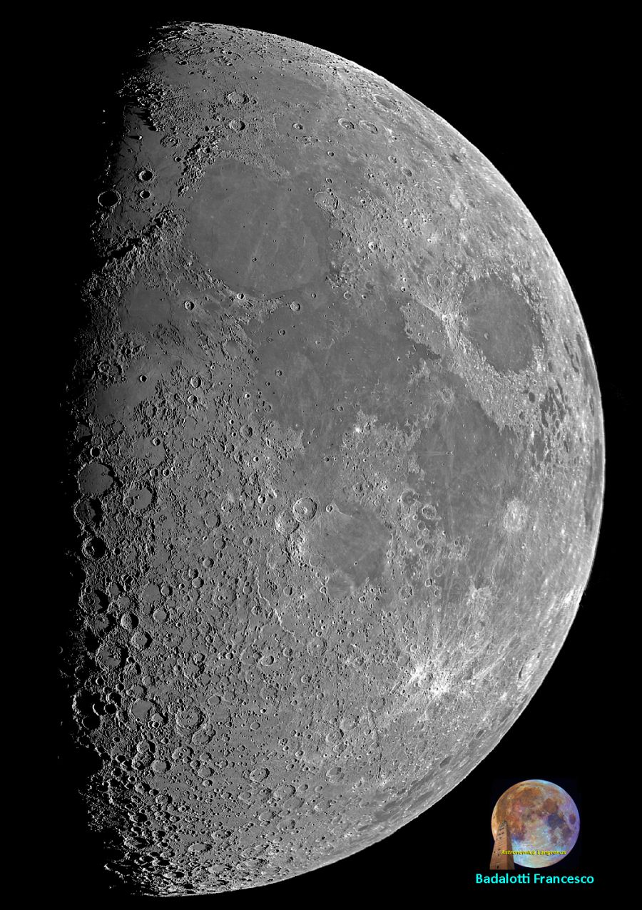 Luna in fase di 8 giorni