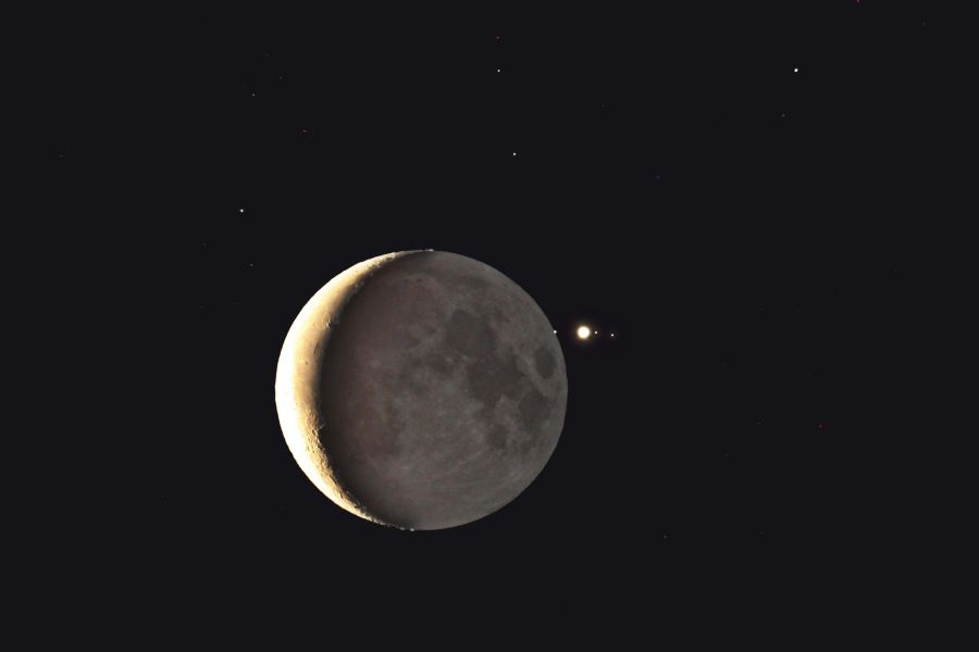 Occultazione Luna-Giove