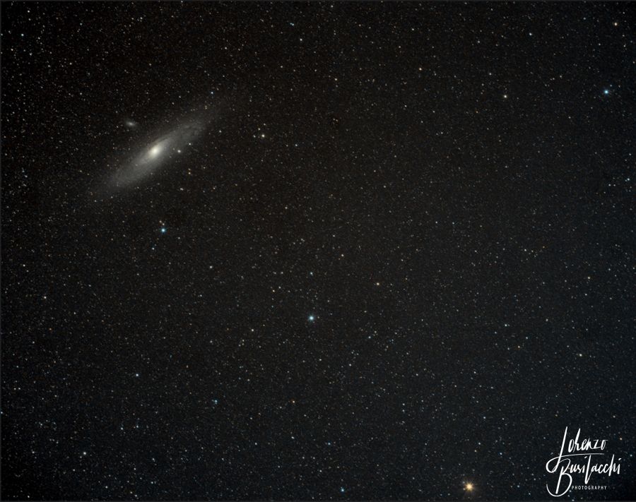 Andromeda a largo campo