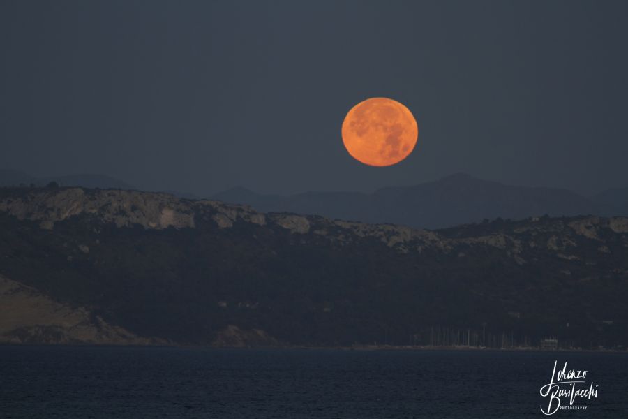 Luna piena sulla Sella del diavolo