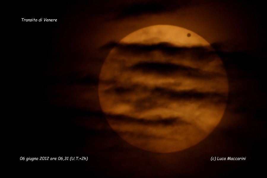 Transito di Venere sul disco solare