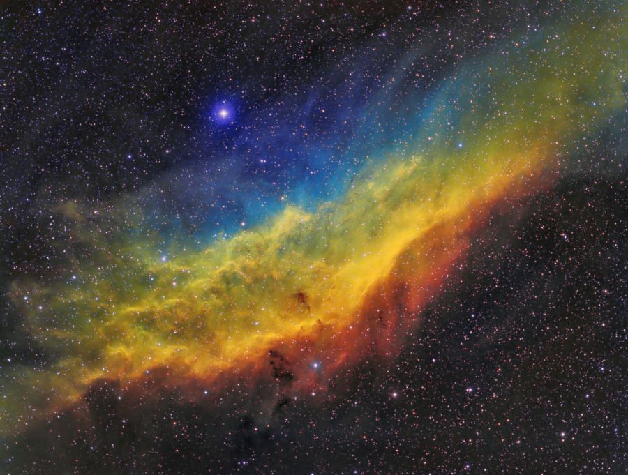 NGC 1499 (California Nebula) narrowband