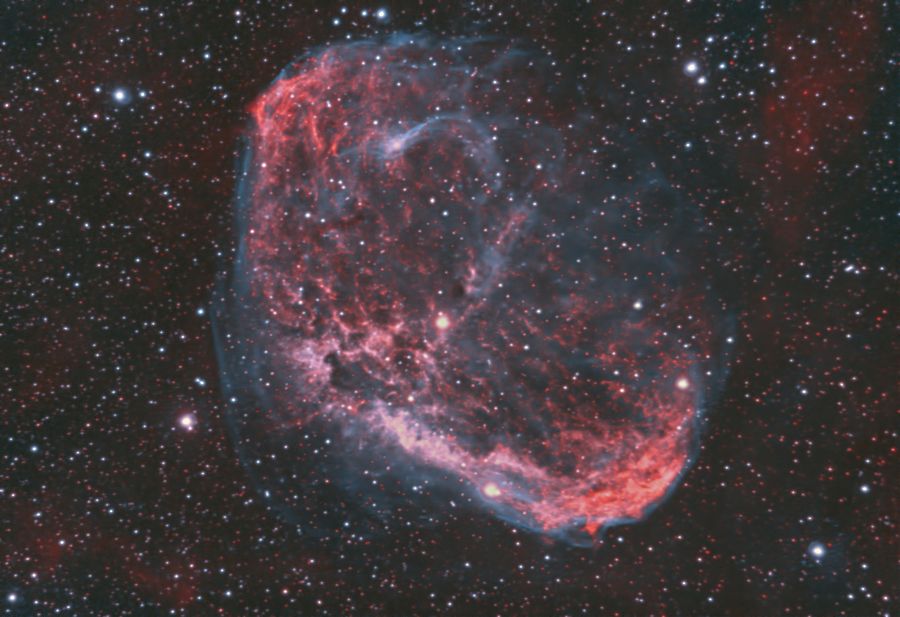 NGC 6888 (Crescent Nebula) bicolor