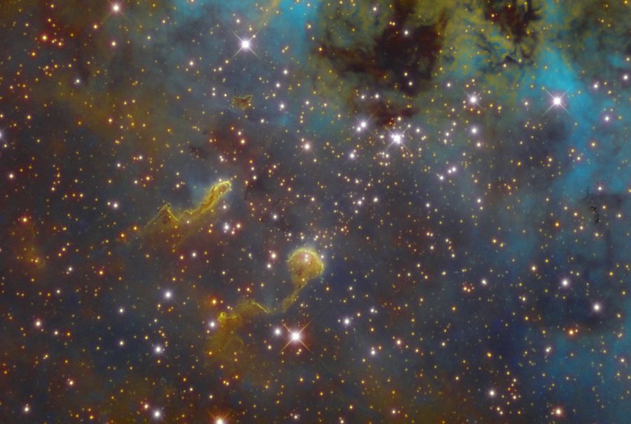 IC 410 (Cosmic Tadpoles) narrowband