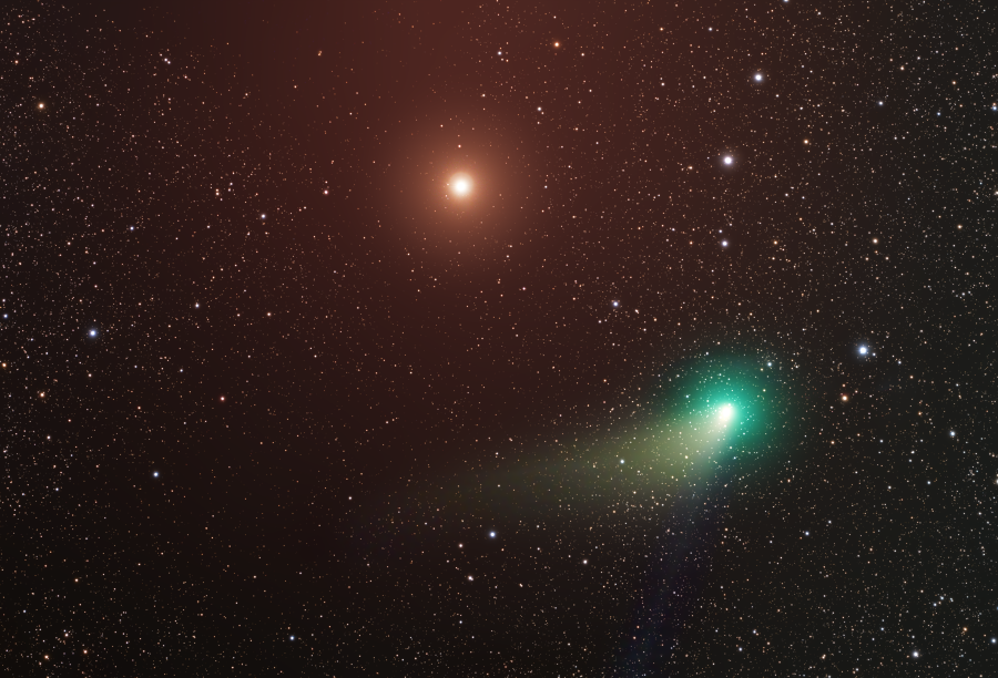 La Cometa C/2022 E3 incontra Marte