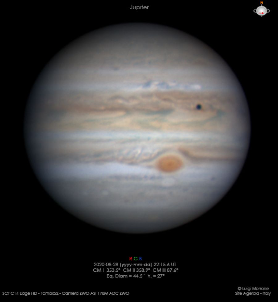 Giove Oubreak in NTB – Ombra di Europa