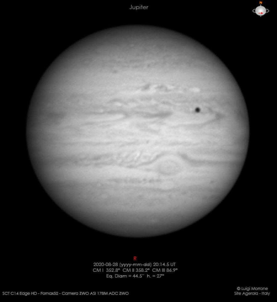 Giove Oubreak in NTB – Ombra di Europa