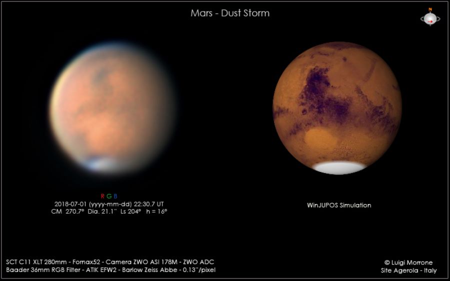 Mars – Dust Storm