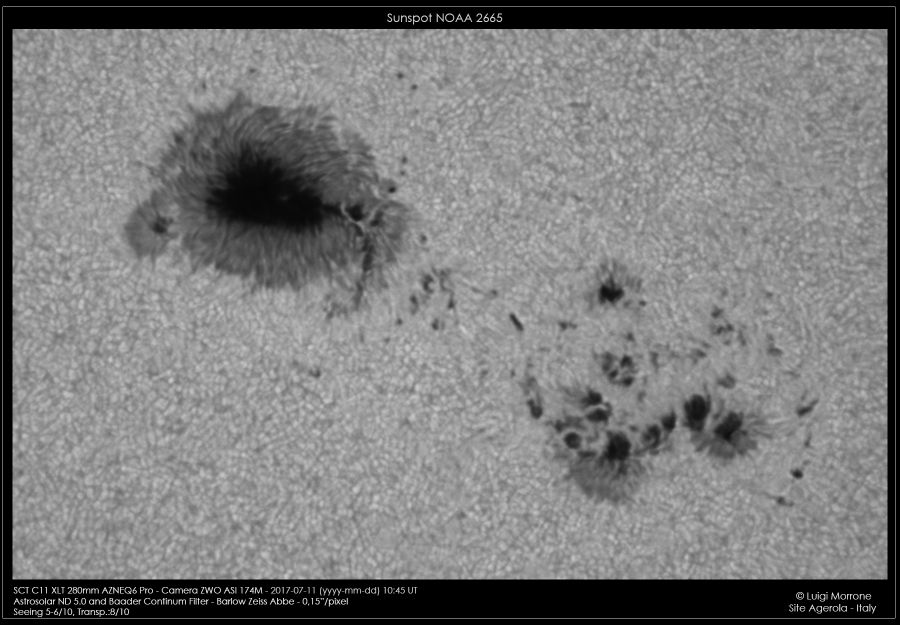 Macchia Solare NOAA2665