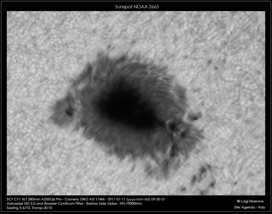 Macchia Solare NOAA2665