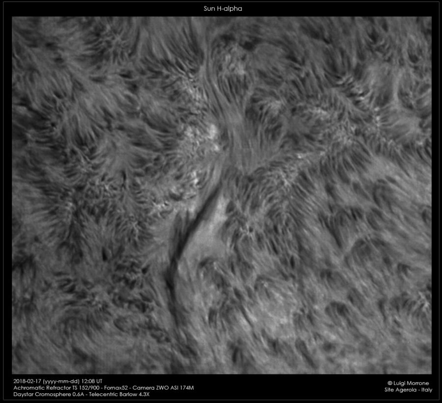 Filamento Solare H-alpha