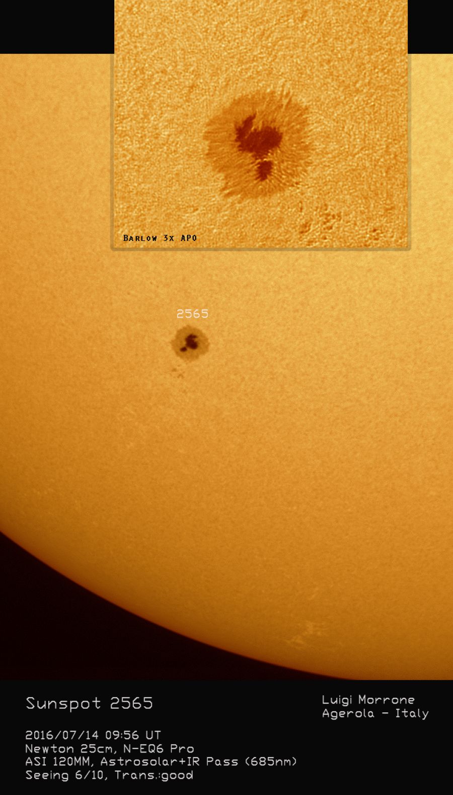 Macchia Solare AR2565