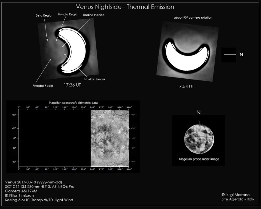 Venere – Emissione Termica