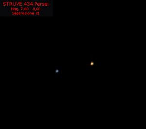 Stella doppia Struve 434 Persei