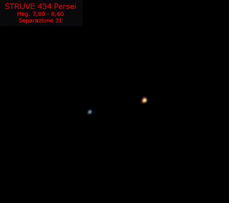 Stella doppia Struve 434 Persei