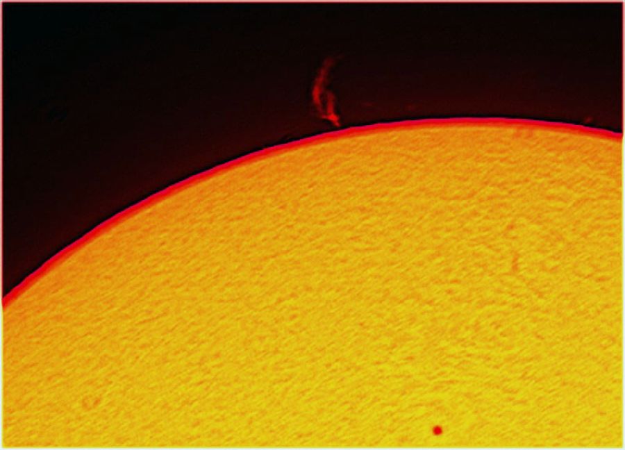 Macchia Solare con Protuberanza