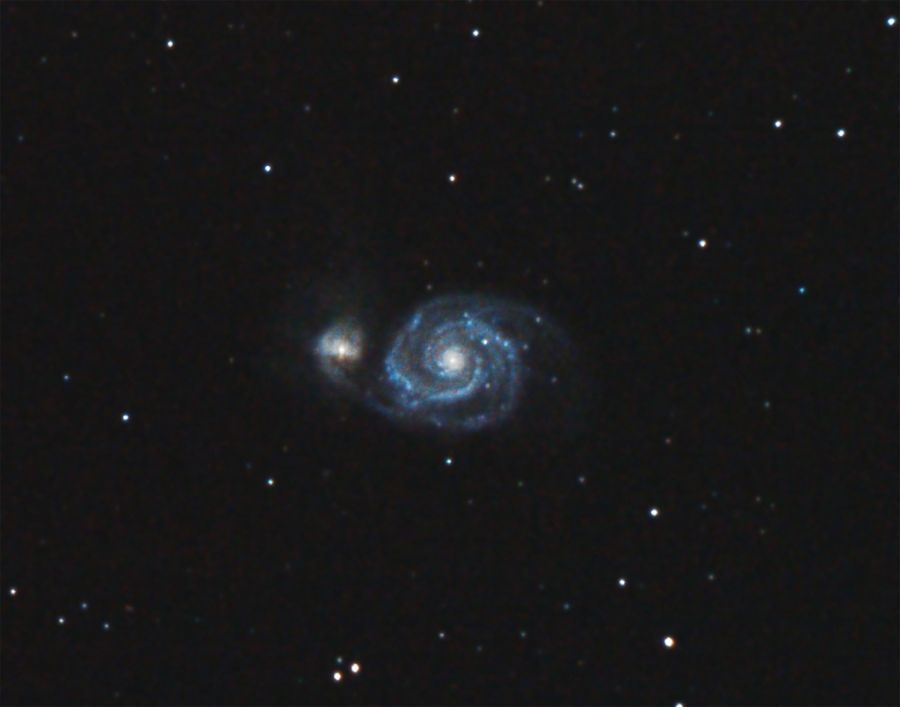 M51 – Whirlpool Galaxy (zoom)