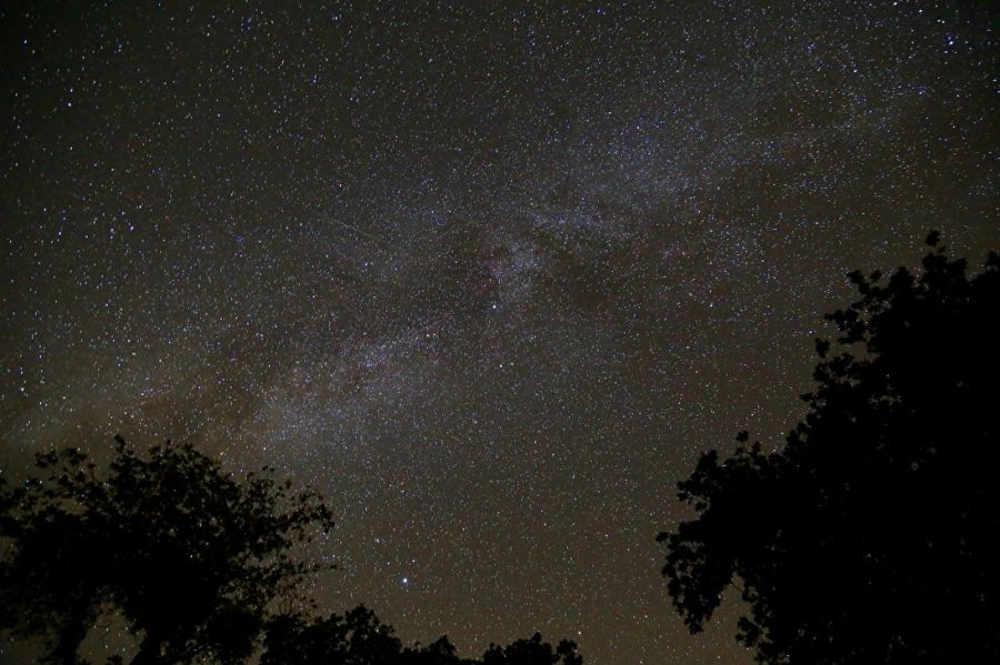 Perseide 2017 nel cielo sopra le campagne senesi