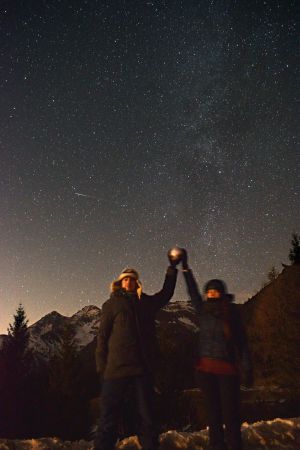 "Photobomb" di una Quadrantide