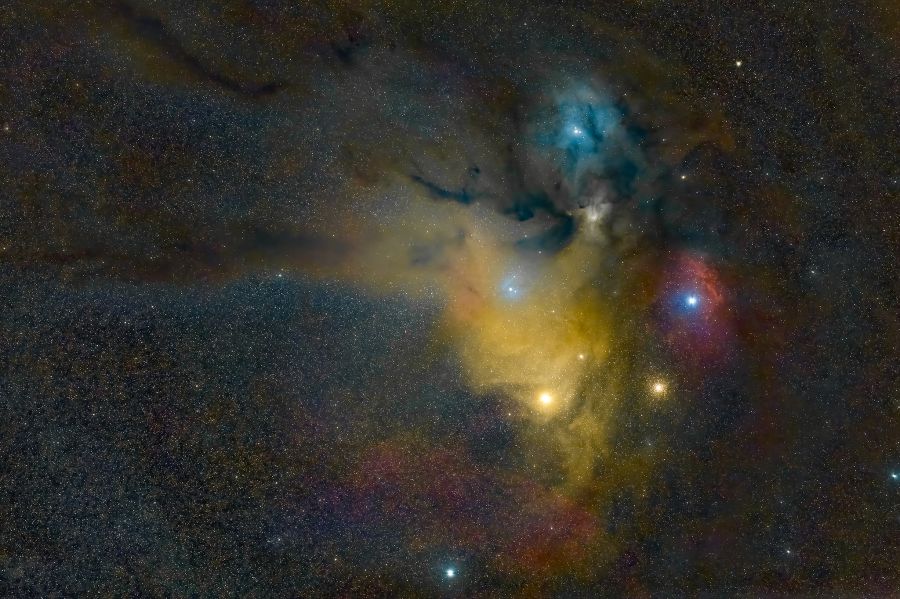 Nubi di Rho Ophiuchi